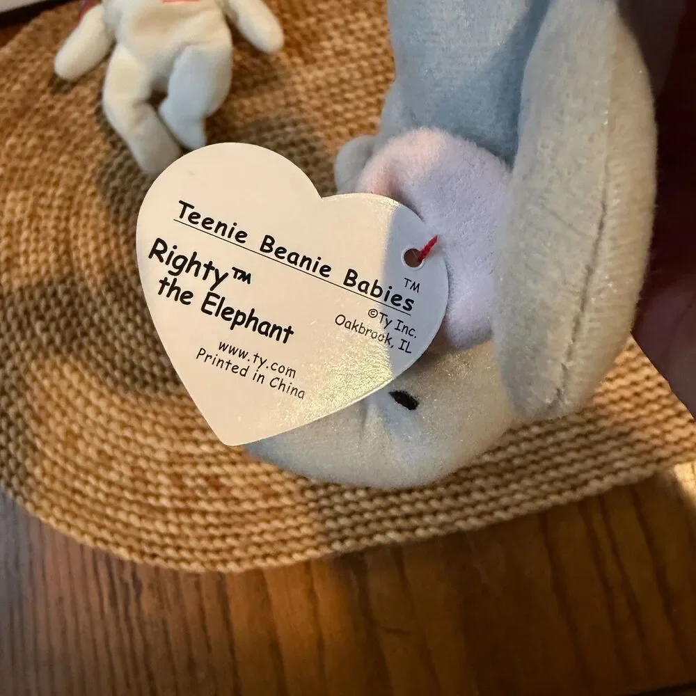 Ty Teenie Beanie Babies American Trio Libearty Righty Lefty McDonalds Tags